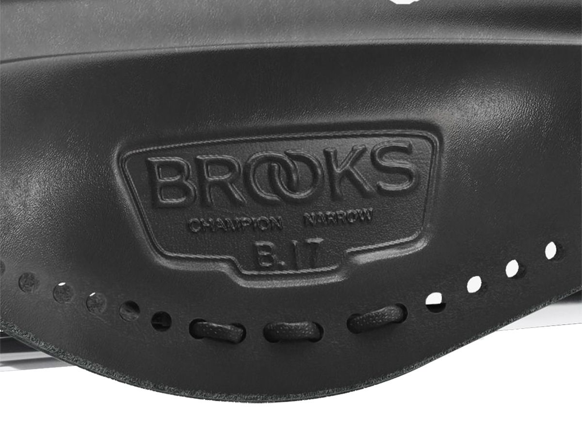 Brooks B17 Narrow Carved 皮革座墊 黑色