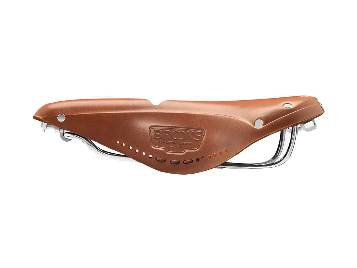 Brooks B17 Narrow Carved Honey