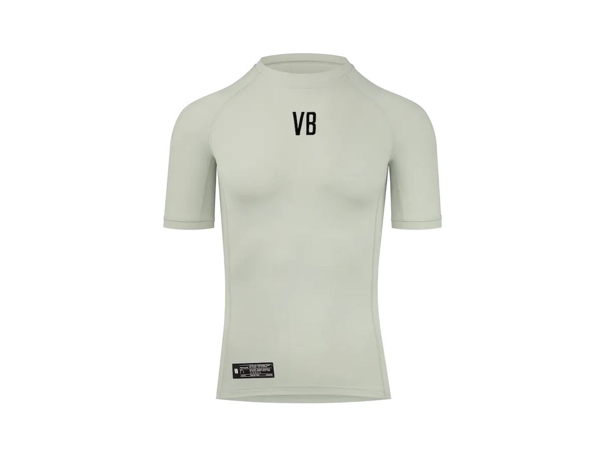 VB HUGO THERMAL SS BASE LAYER 男款短袖底衫 銀綠色 XXS