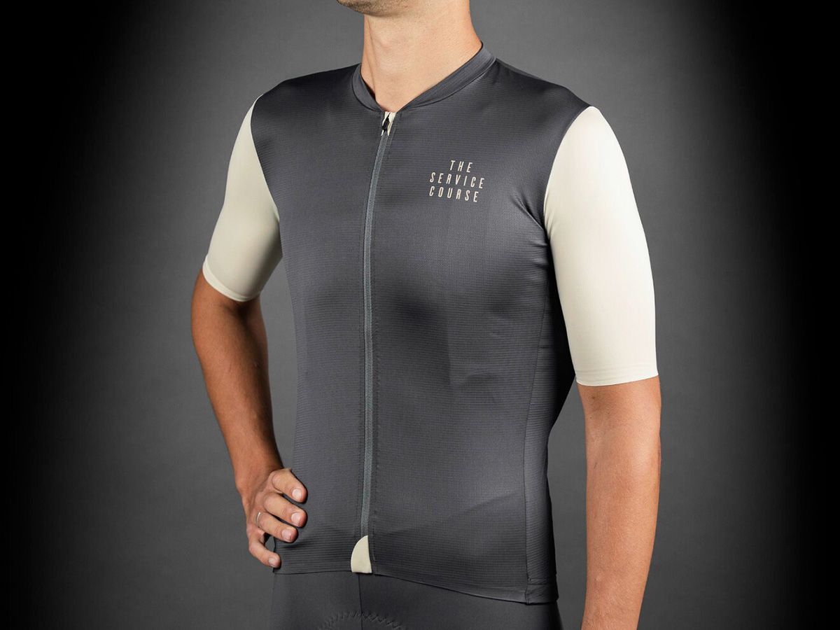The Service Course Race Jersey Charcoal