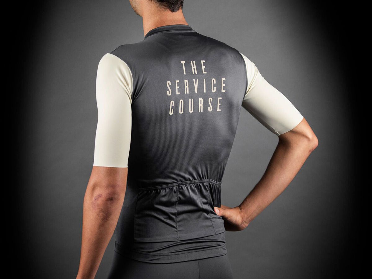 The Service Course Race Jersey Charcoal S