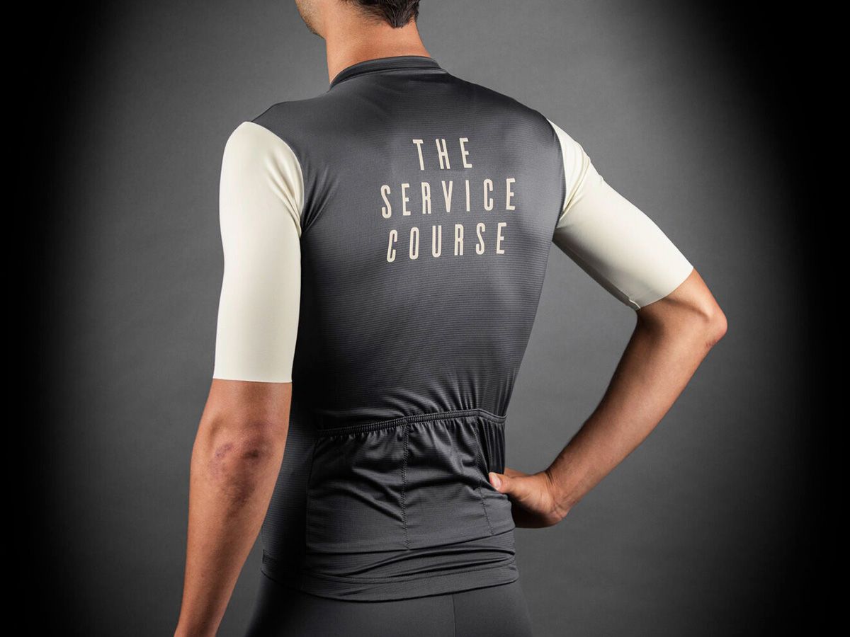 The Service Course Race Jersey Charcoal