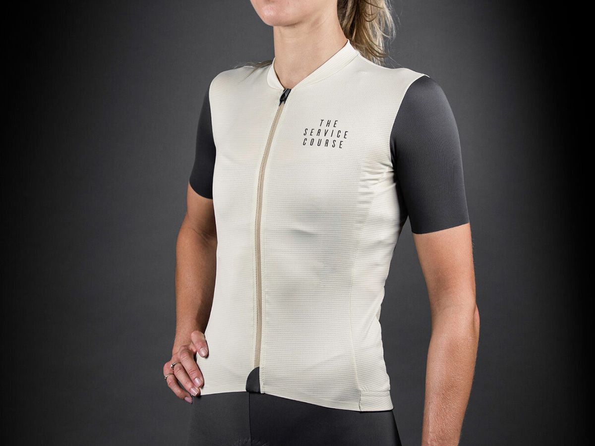 The Service Course Women's Race Jersey Beige L