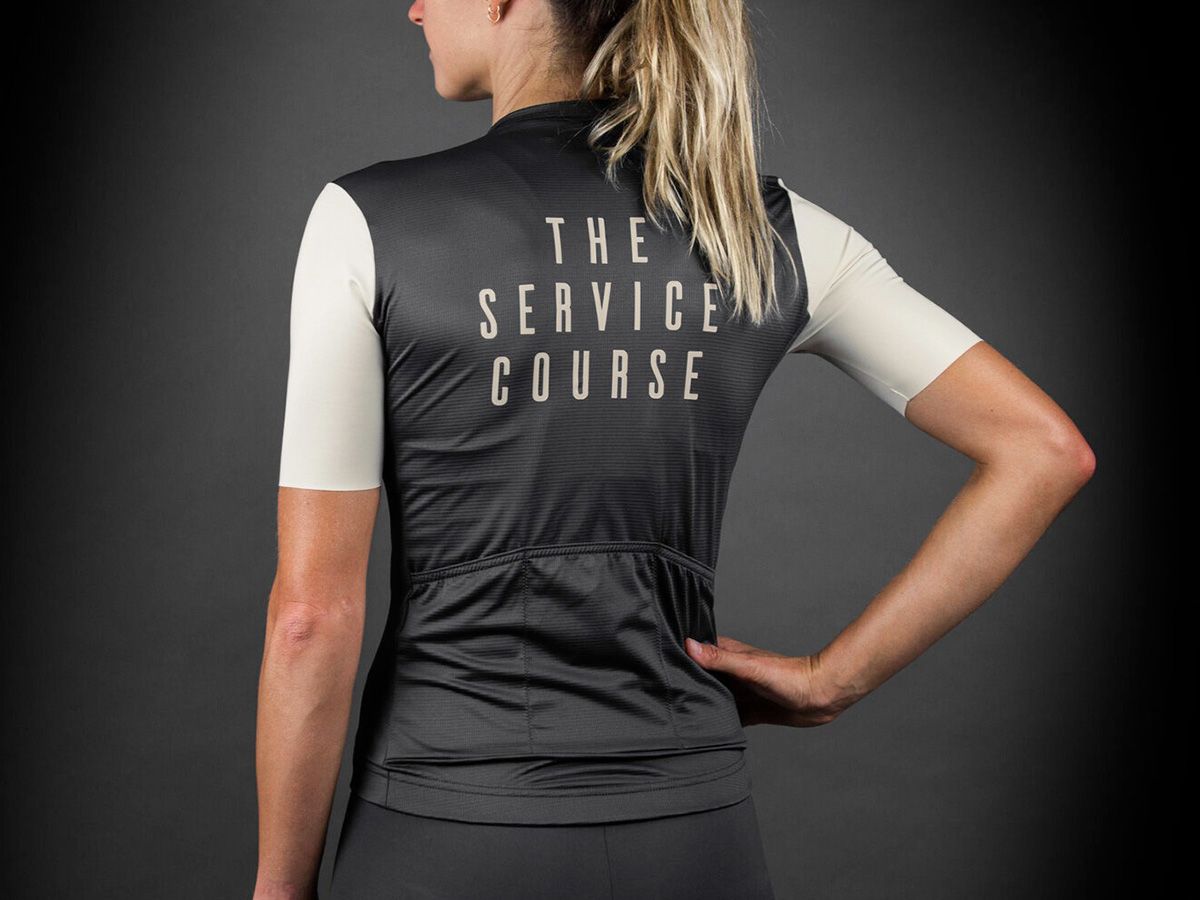 The Service Course Women's Race Jersey Charcoal