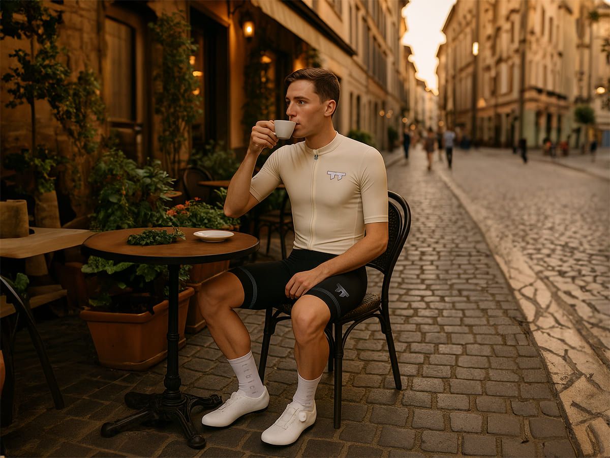 E Line Men's Classic Jersey 男款經典車衣 / 米白色