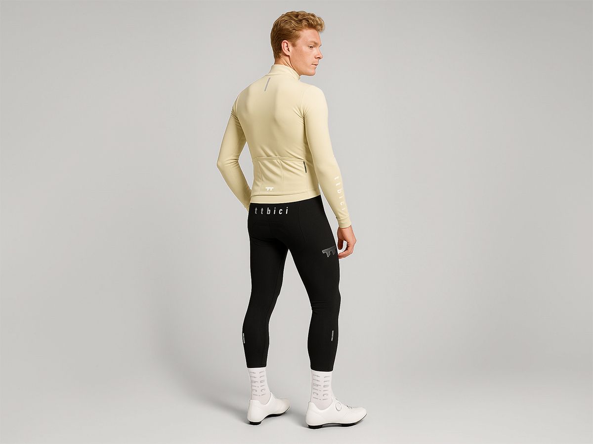 e Line Men's Classic Thermal Ls Jersey 男款經典保暖長袖車衣 / 奶油白