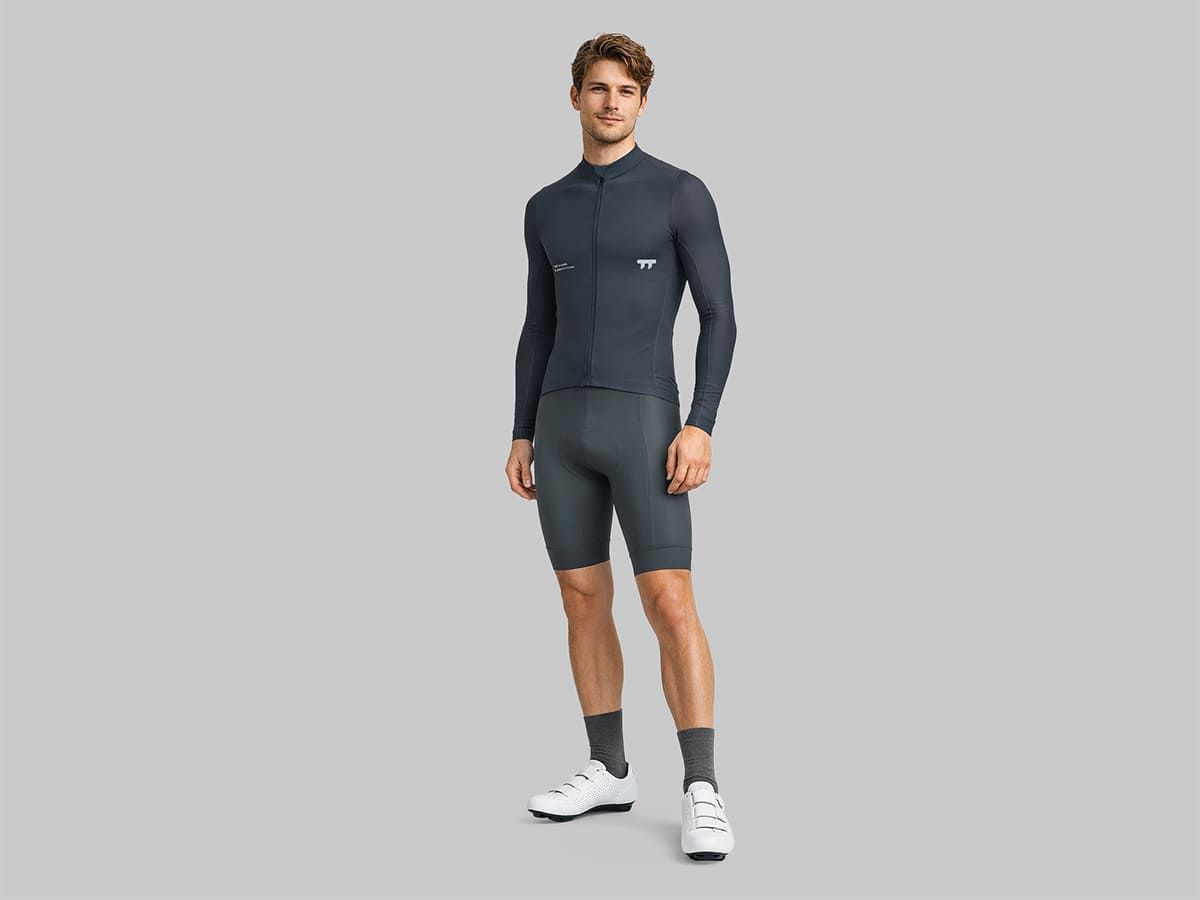 a Line Men's Altitude LS Jersey 男款長袖車衣 / 皇冠藍