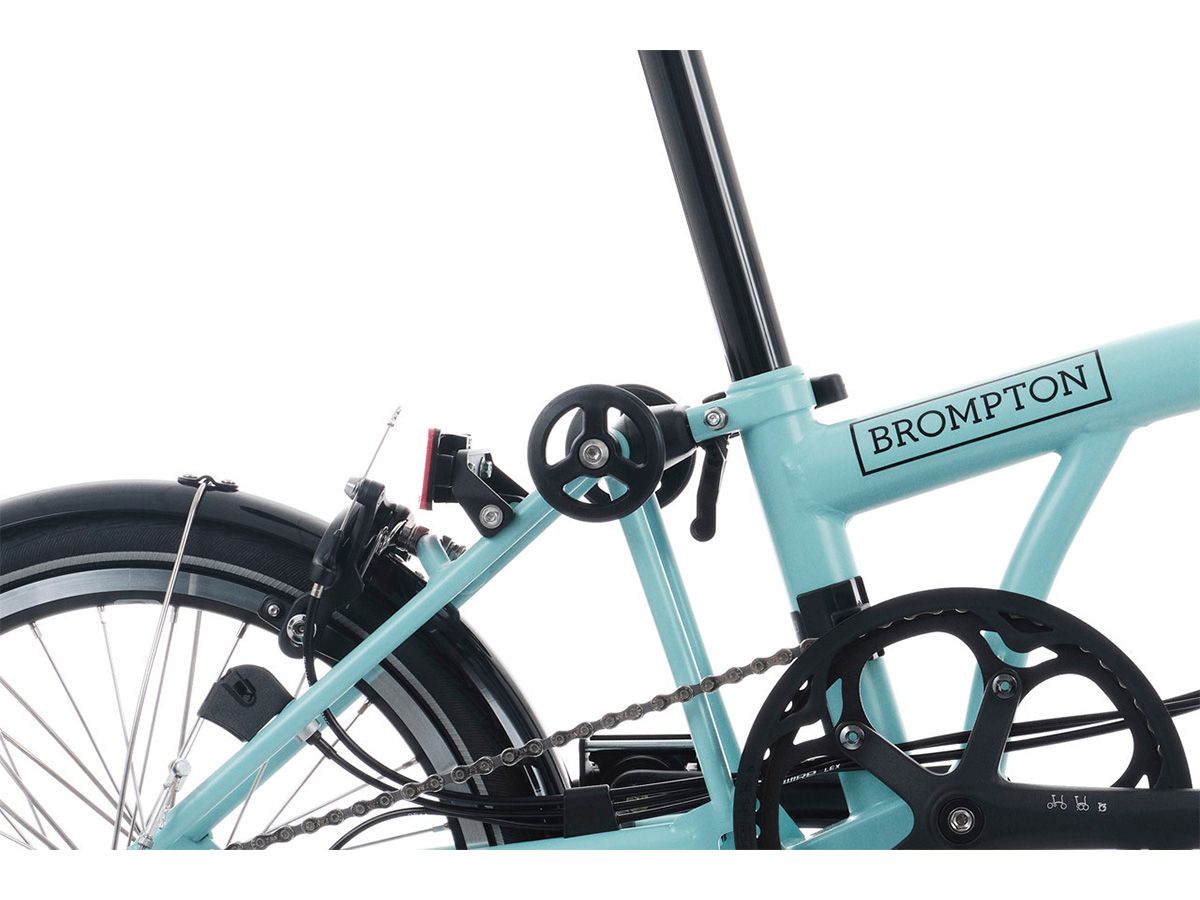 Brompton C Line Explore 2026 Turkish Green - 4 speed with Low handlebar