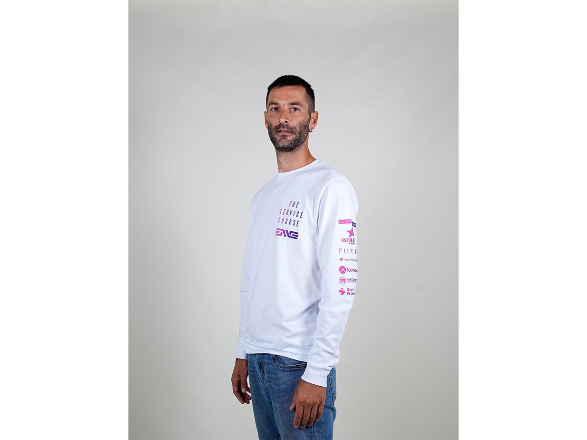 The Service Course GiRodeo 2023 "Gravel & Pizza" Long Sleeve Tee 長袖T-Shirt 白色 S