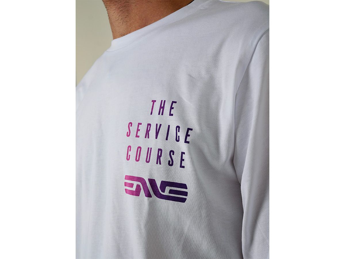 The Service Course GiRodeo 2023 "Gravel & Pizza" Long Sleeve Tee 長袖T-Shirt 白色 S