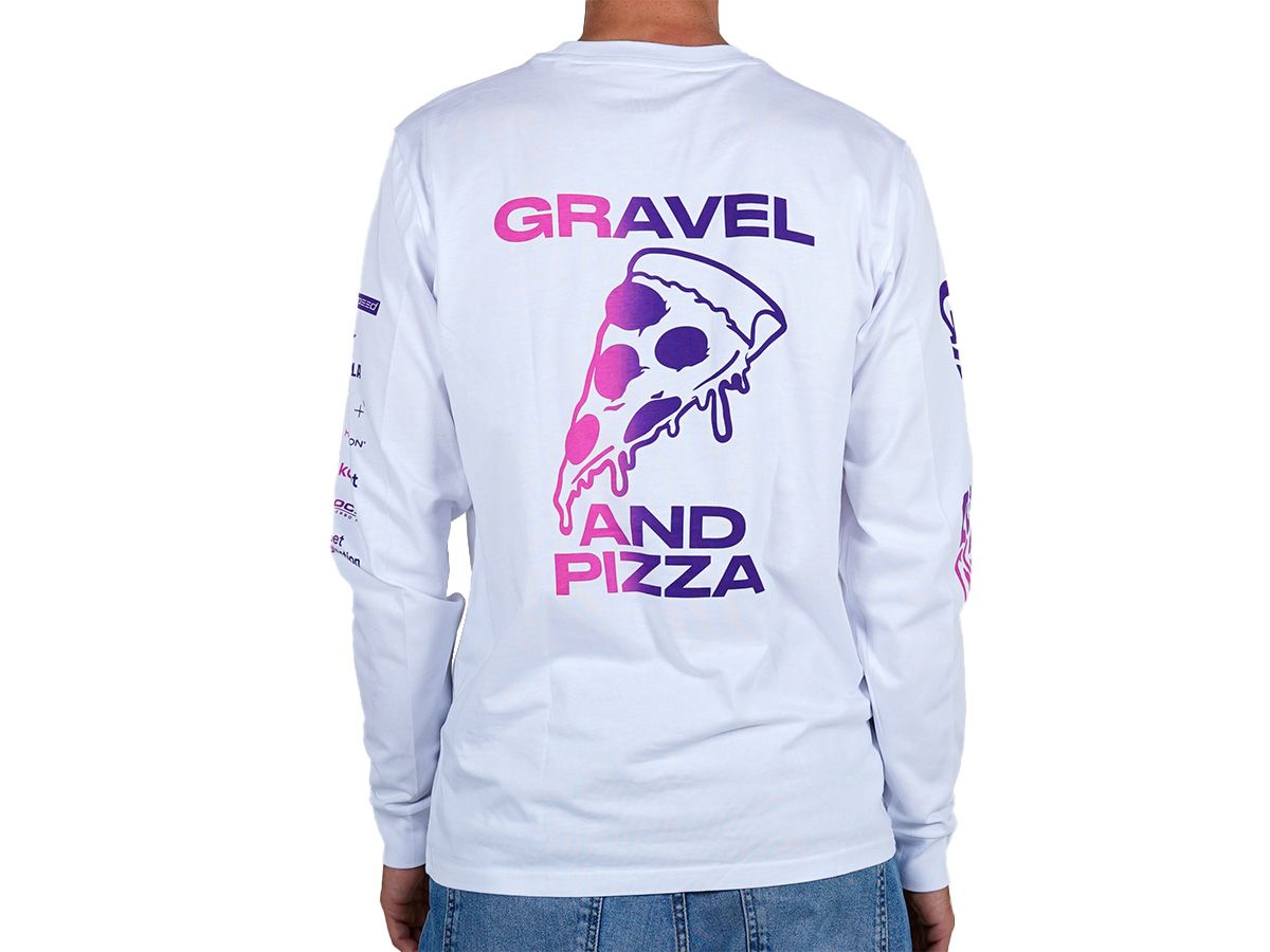 The Service Course GiRodeo 2023 "Gravel & Pizza" Long Sleeve Tee 長袖T-Shirt 白色 S