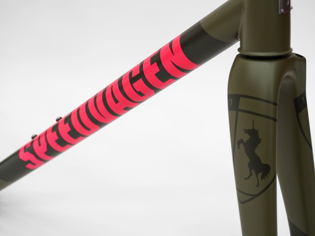Speedvagen A-Team Disc Road 客製化 橄欖綠 / 52cm