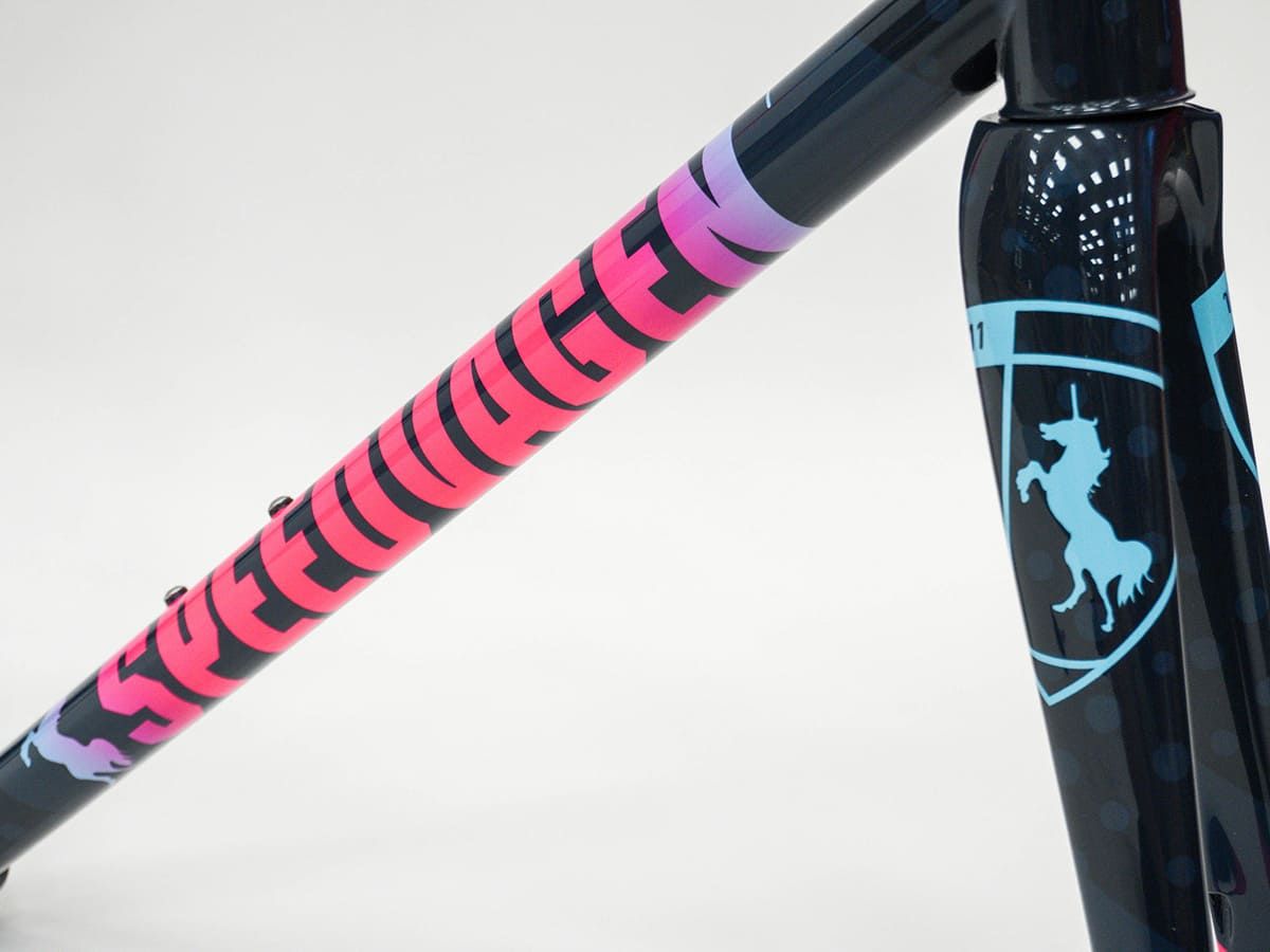 Speedvagen Custom A-Team Disc Road Shiny Pink / 52 cm