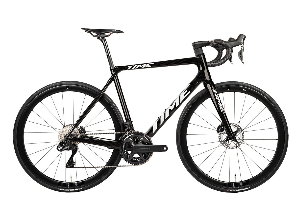 TIME ADH 全內線公路車 - Gloss Carbon/碳纖黑 - SHIMANO ULTEGRA Di2 2x12 M