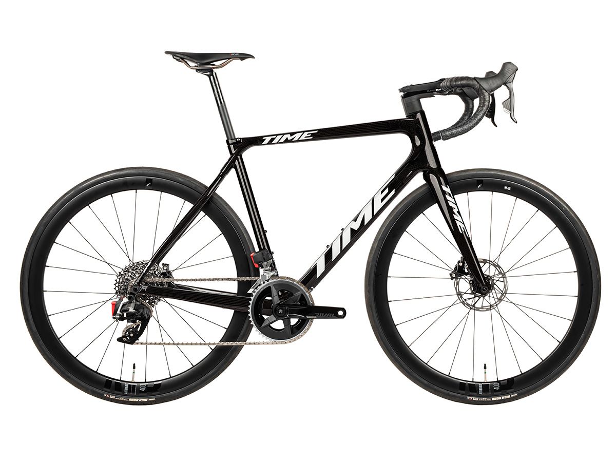 TIME ADH 全內線公路車 - Gloss Carbon/碳纖黑 - SRAM RIVAL ETAP AXS 2x12 XS