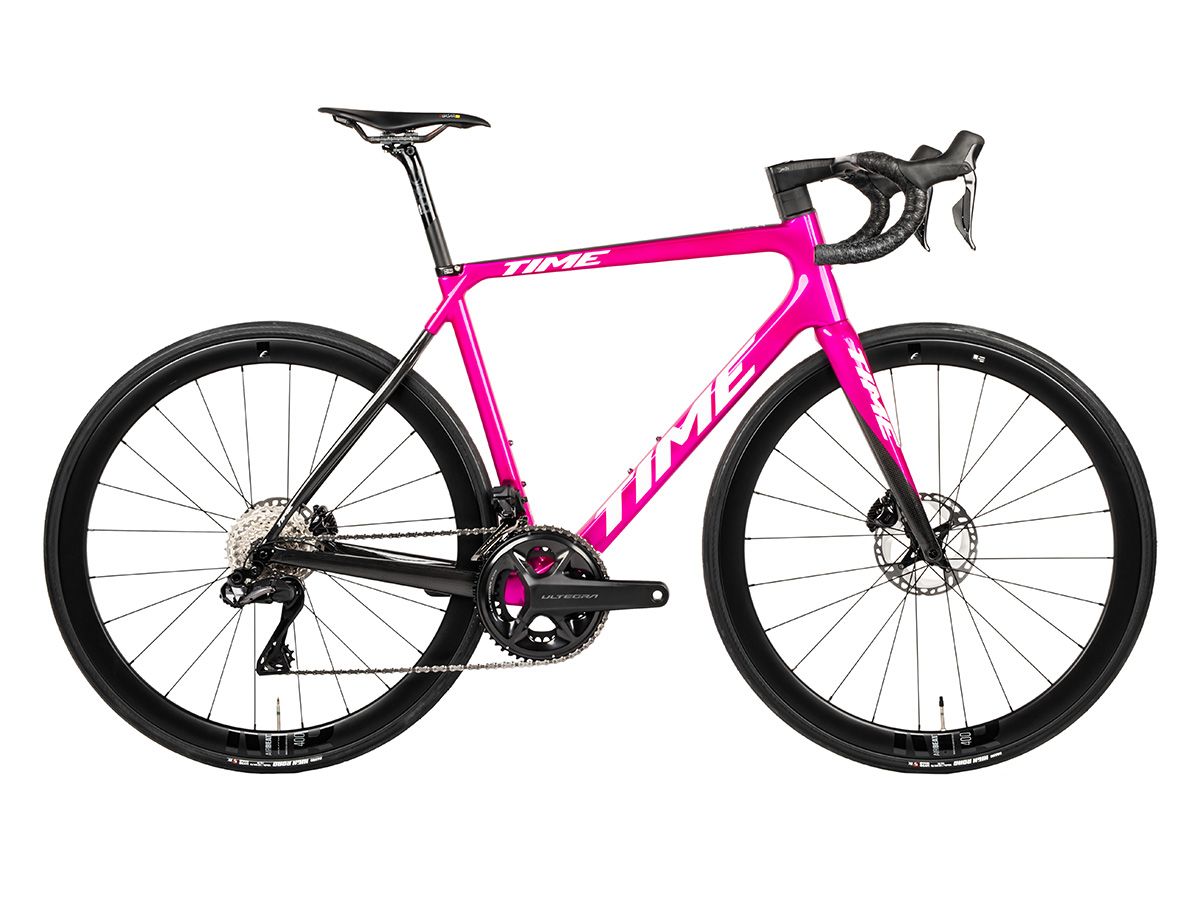 TIME ADH 全內線公路車 - Pink Chroma/電鍍粉紅 - SHIMANO ULTEGRA Di2 2x12 XS