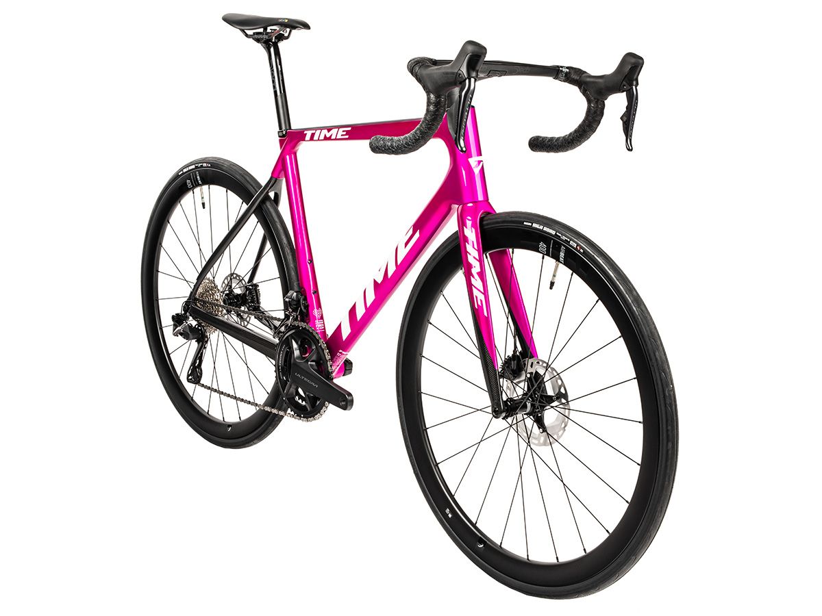 TIME ADH 全內線公路車 - Pink Chroma/電鍍粉紅 - SHIMANO ULTEGRA Di2 2x12 M