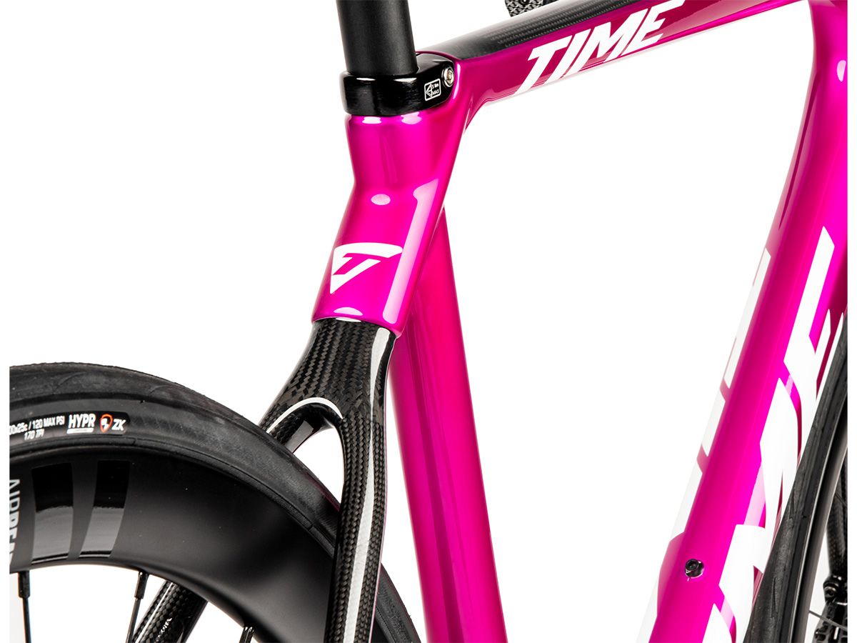 TIME ADH 全內線公路車 - Pink Chroma/電鍍粉紅 - SHIMANO ULTEGRA Di2 2x12 M