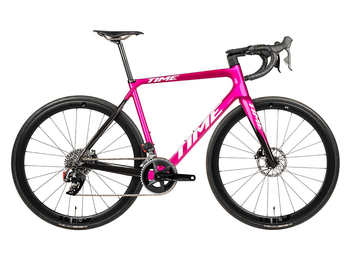 TIME ADH 全內線公路車 - Pink Chroma/電鍍粉紅 - SRAM RIVAL ETAP AXS 2x12 M