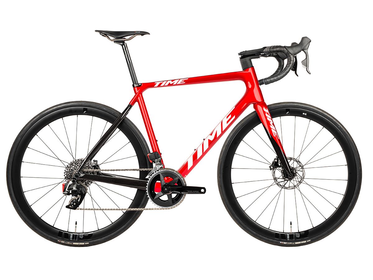 TIME ADH 全內線公路車 - Red Chroma/電鍍紅 - SRAM RIVAL ETAP AXS 2x12 XS