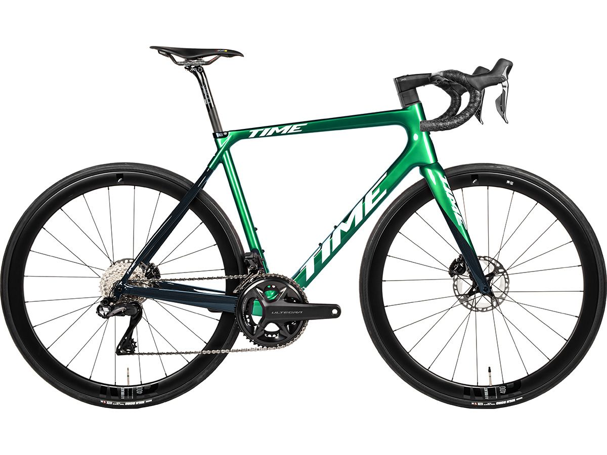 TIME ADH 全內線公路車 - Green Chroma/電鍍綠 - SHIMANO ULTEGRA Di2 2x12 S