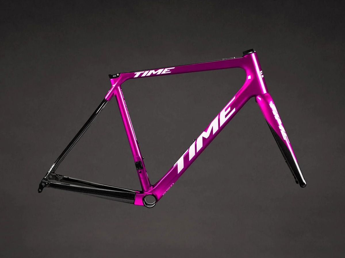 TIME ADH 全內線公路車架組 - Pink Chroma/電鍍粉紅 S