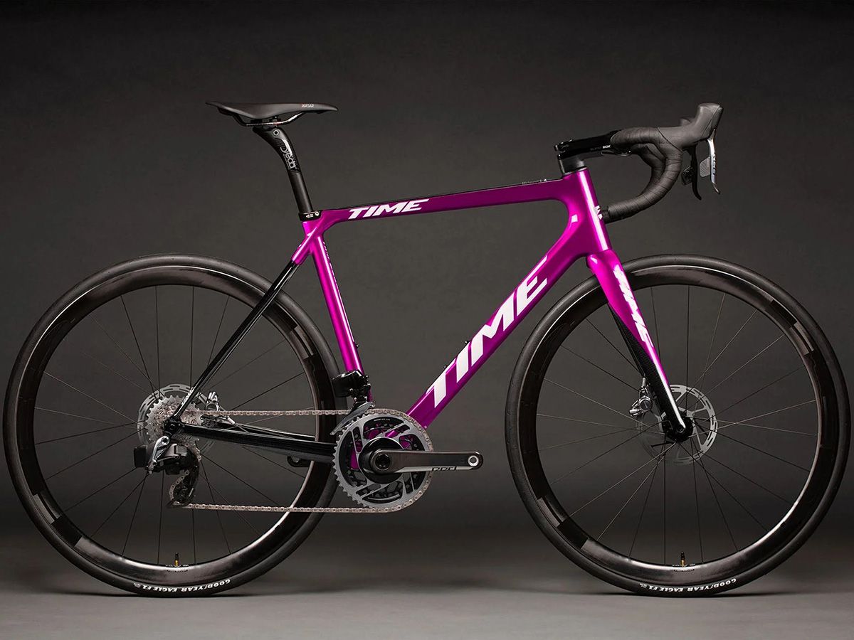 TIME ADH 全內線公路車架組 - Pink Chroma/電鍍粉紅 S