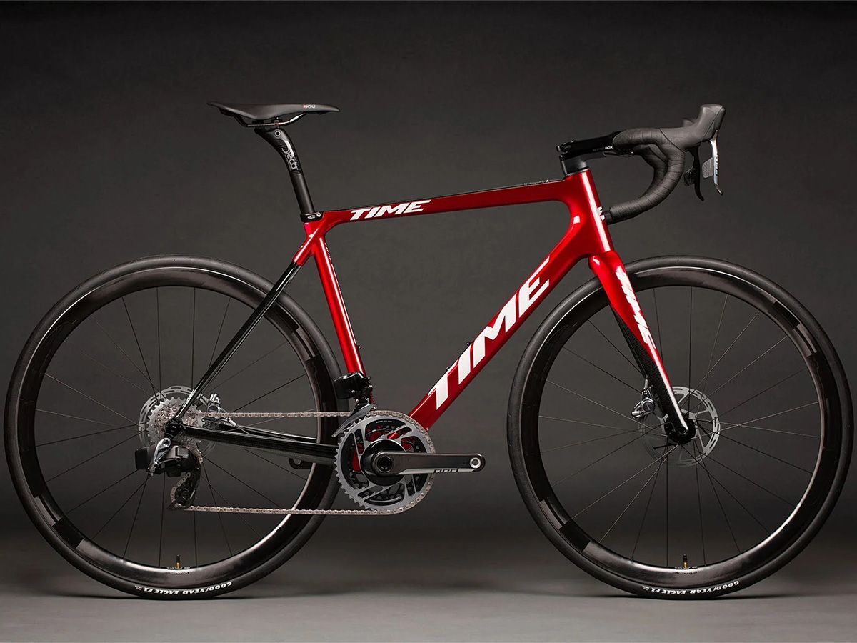 TIME ADH 全內線公路車架組 - Red Chroma/電鍍紅 L