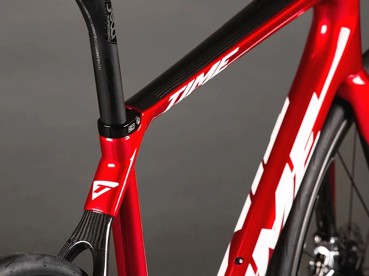 TIME ADH 全內線公路車架組 - Red Chroma/電鍍紅 L