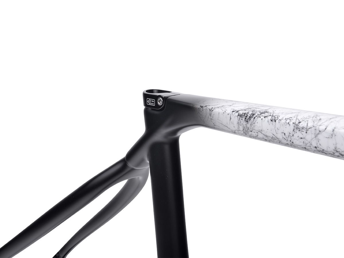 TIME ADHX 全內線全地形車架組 - 限量大理石白 S
