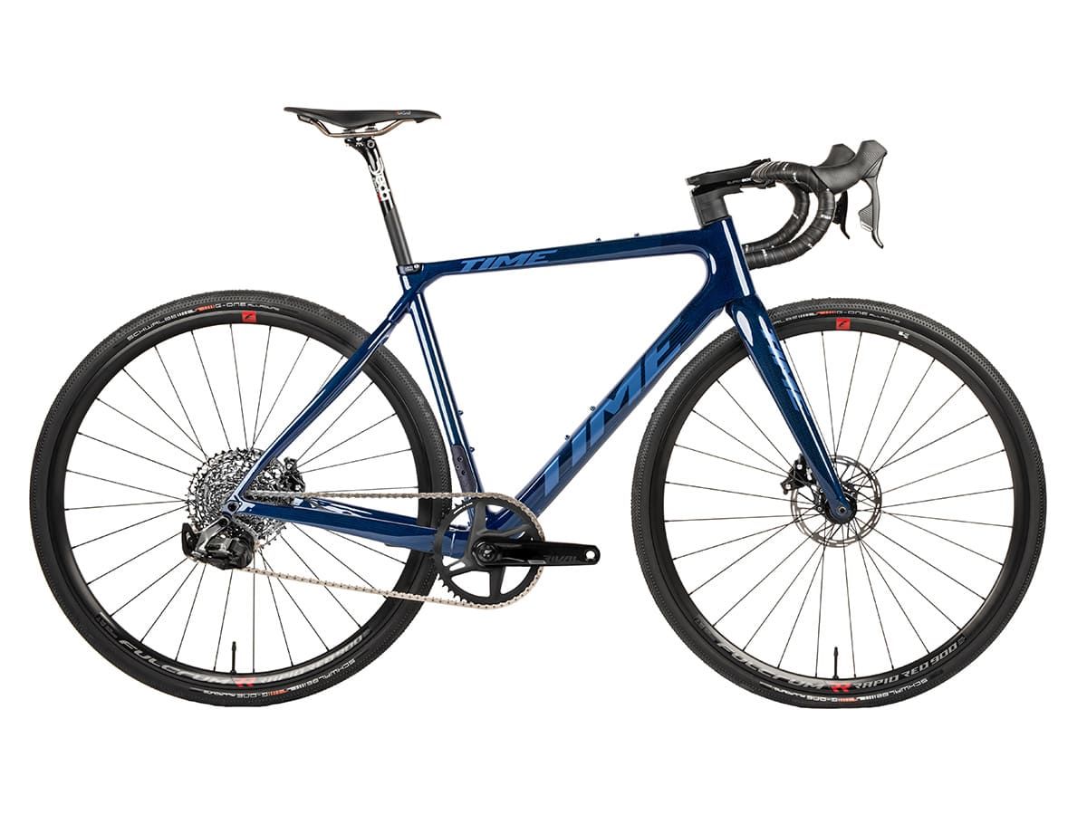TIME ADHX - Gloss Cobalt - SRAM RIVAL ETAP AXS 2x12 M