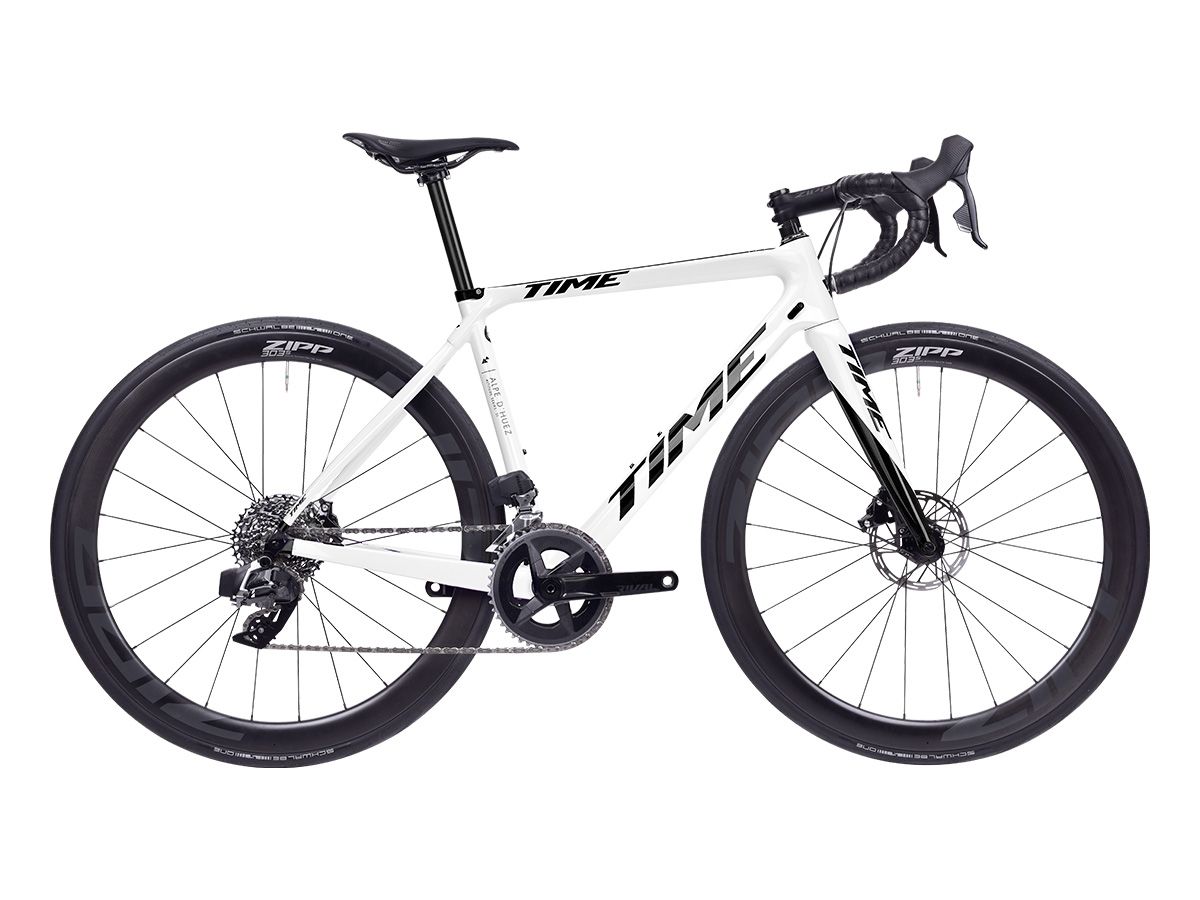 TIME Alpe d'Huez 21 - Gloss White - SRAM RIVAL ETAP AXS 2x12