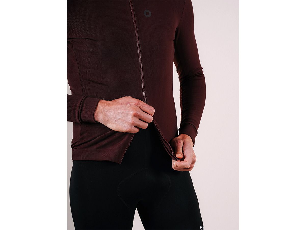 The Service Course Men Long Sleeve Winter Jersey 男款長袖車衣 巧克力色 L