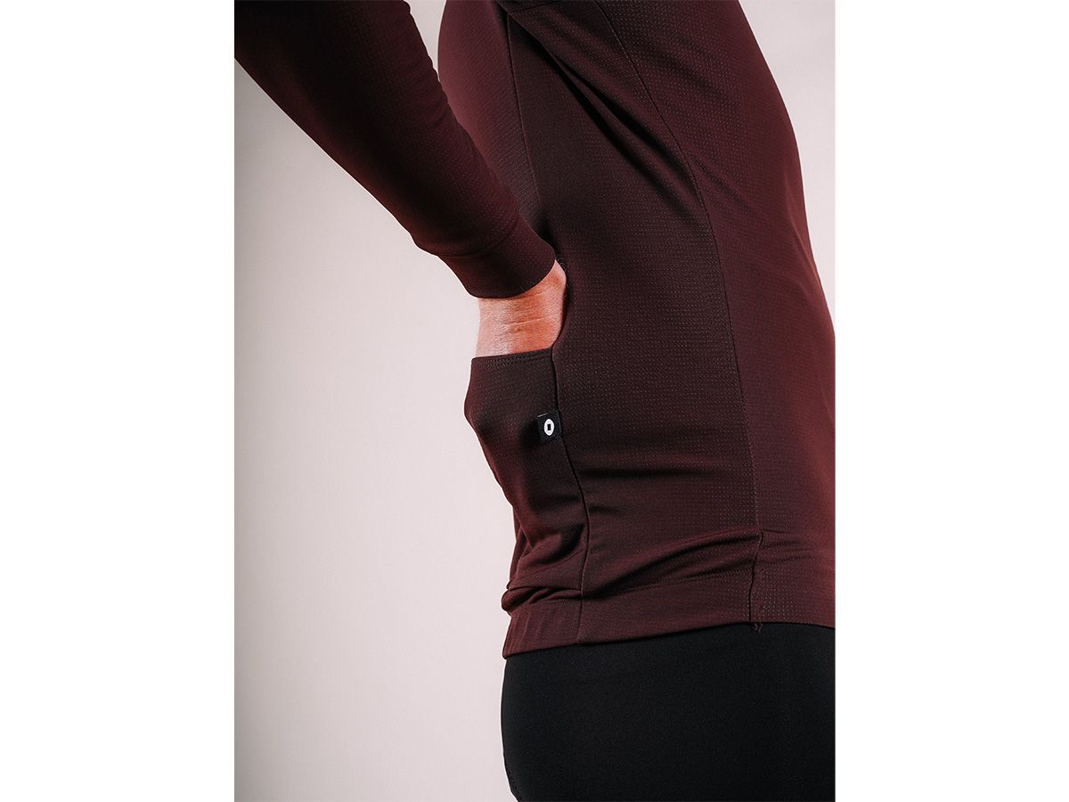 The Service Course Men Long Sleeve Winter Jersey 男款長袖車衣 巧克力色 M