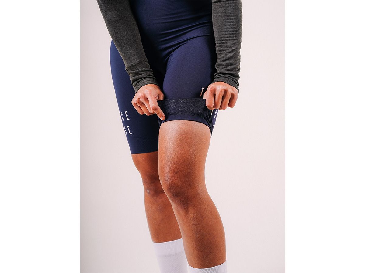 The Service Course Women Bib Shorts (2.0) 女款連身車褲 藍色 2XS