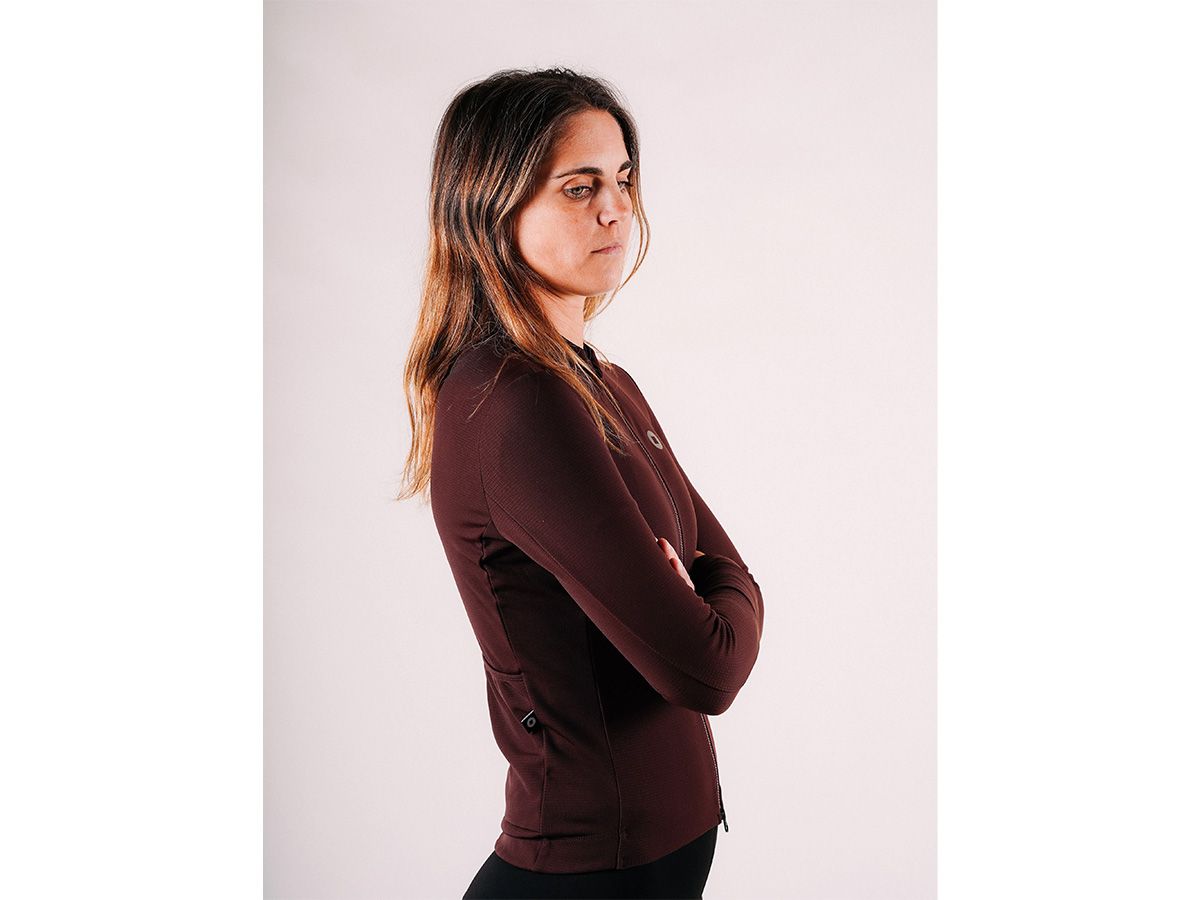 The Service Course Women Long Sleeve Winter Jersey 女款長袖車衣 巧克力色 2XS