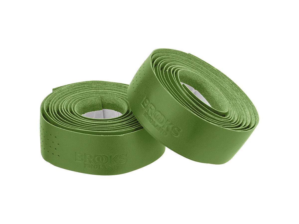 Brooks Leather Bar Tape Apple Green