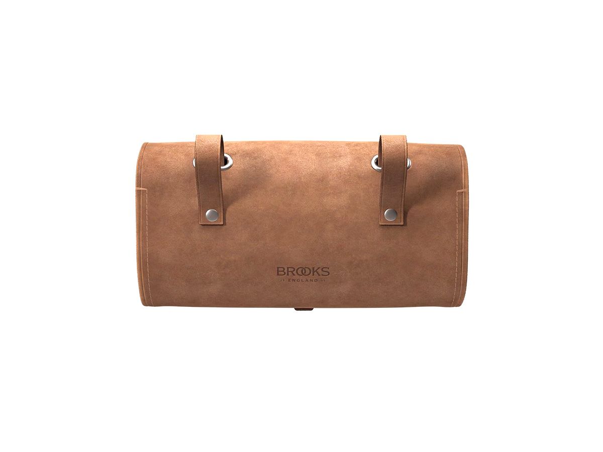 Brooks Challenge Saddle Bag Dark Tan