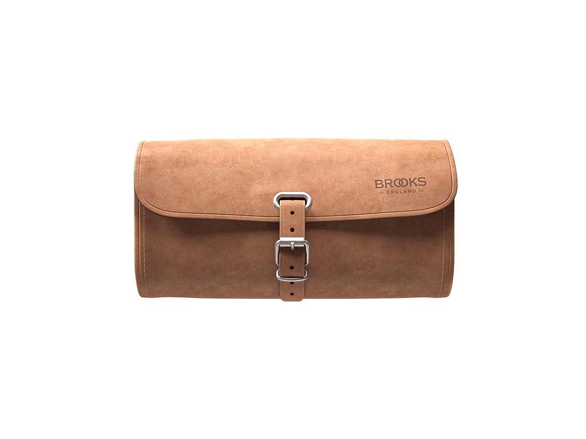 Brooks Challenge Saddle Bag Dark Tan