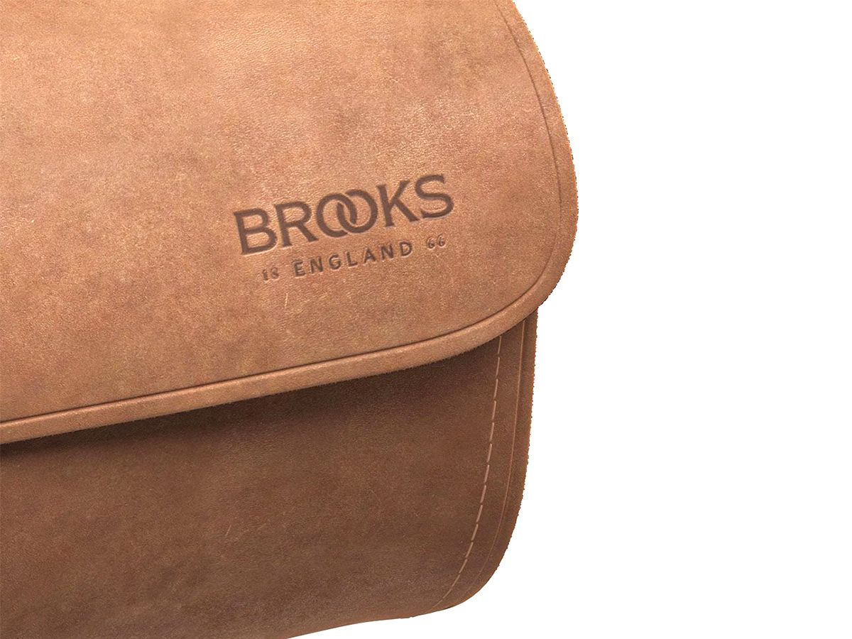 Brooks Challenge Saddle Bag Dark Tan