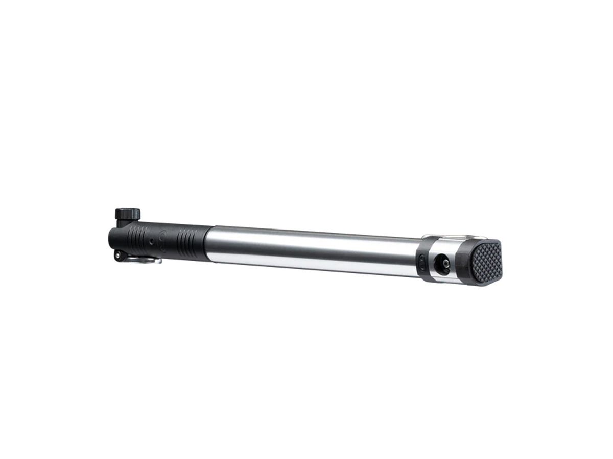 Crankbrothers Klic HV 迷你直立式打氣筒 - 銀色