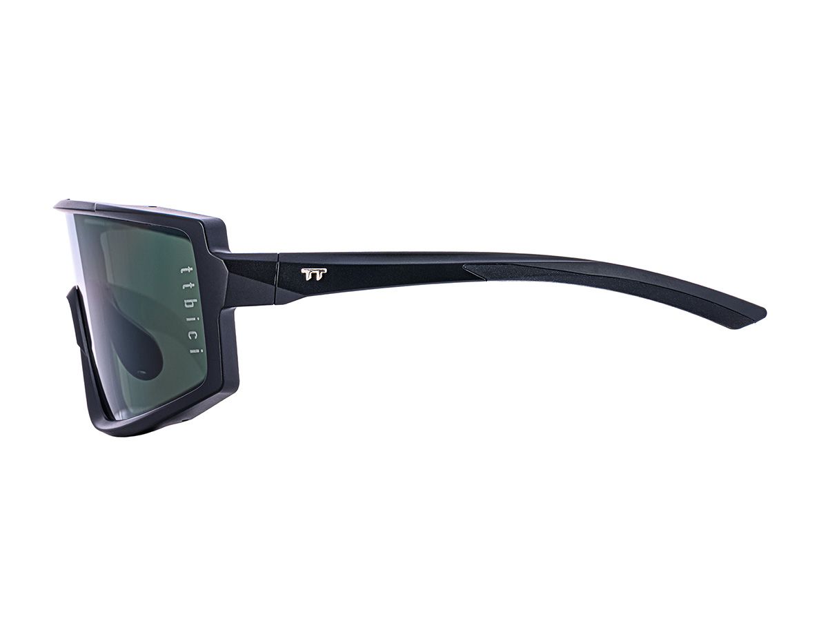 E-1 Cycling Sunglasses 騎行運動眼鏡 / 純黑色+綠鏡片 (CAT2)