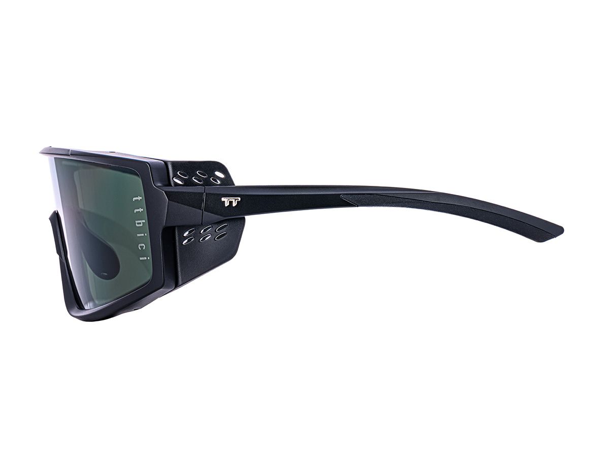 E-1 Cycling Sunglasses 騎行運動眼鏡 / 純黑色+綠鏡片 (CAT2)