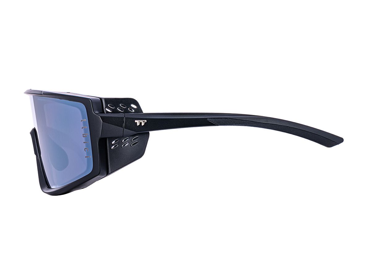E-1 Cycling Sunglasses 騎行運動眼鏡 / 純黑色+鏡面銀鏡片 (CAT3)
