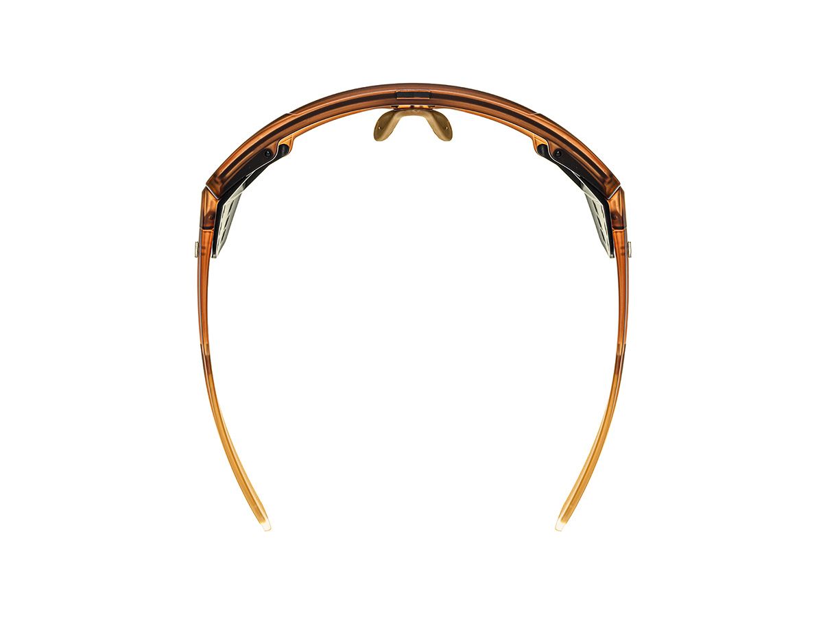 E-1 Cycling Sunglasses / Matte Brown / Grey Lens (CAT2)