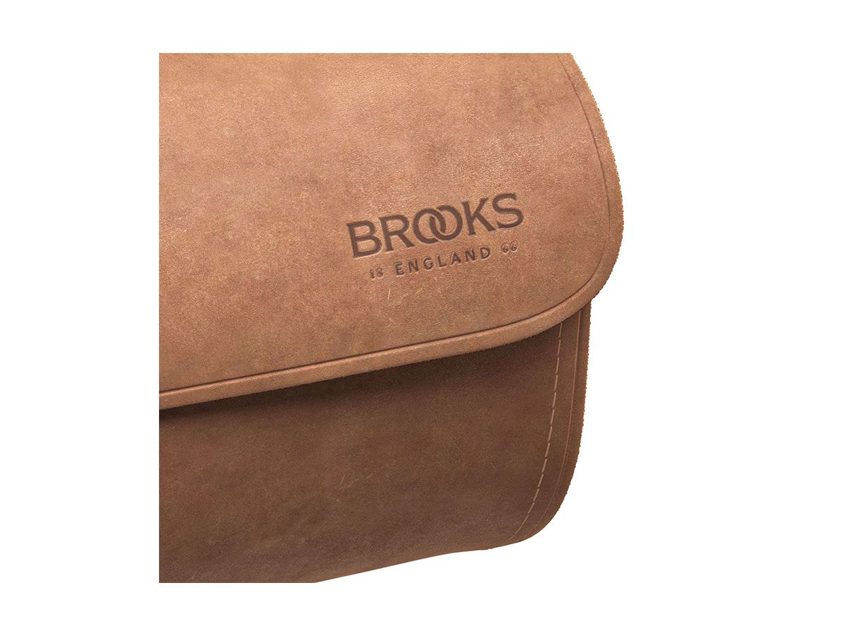 Brooks Challenge Saddle Bag Dark Tan