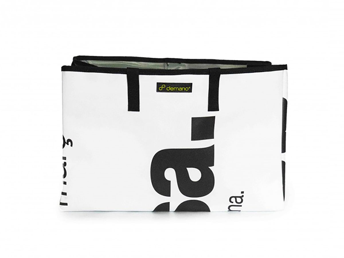 Demano Miramar Brompton Bag Black/White