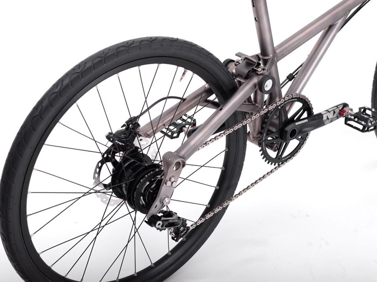 Helix Standard 鈦合金折疊自行車