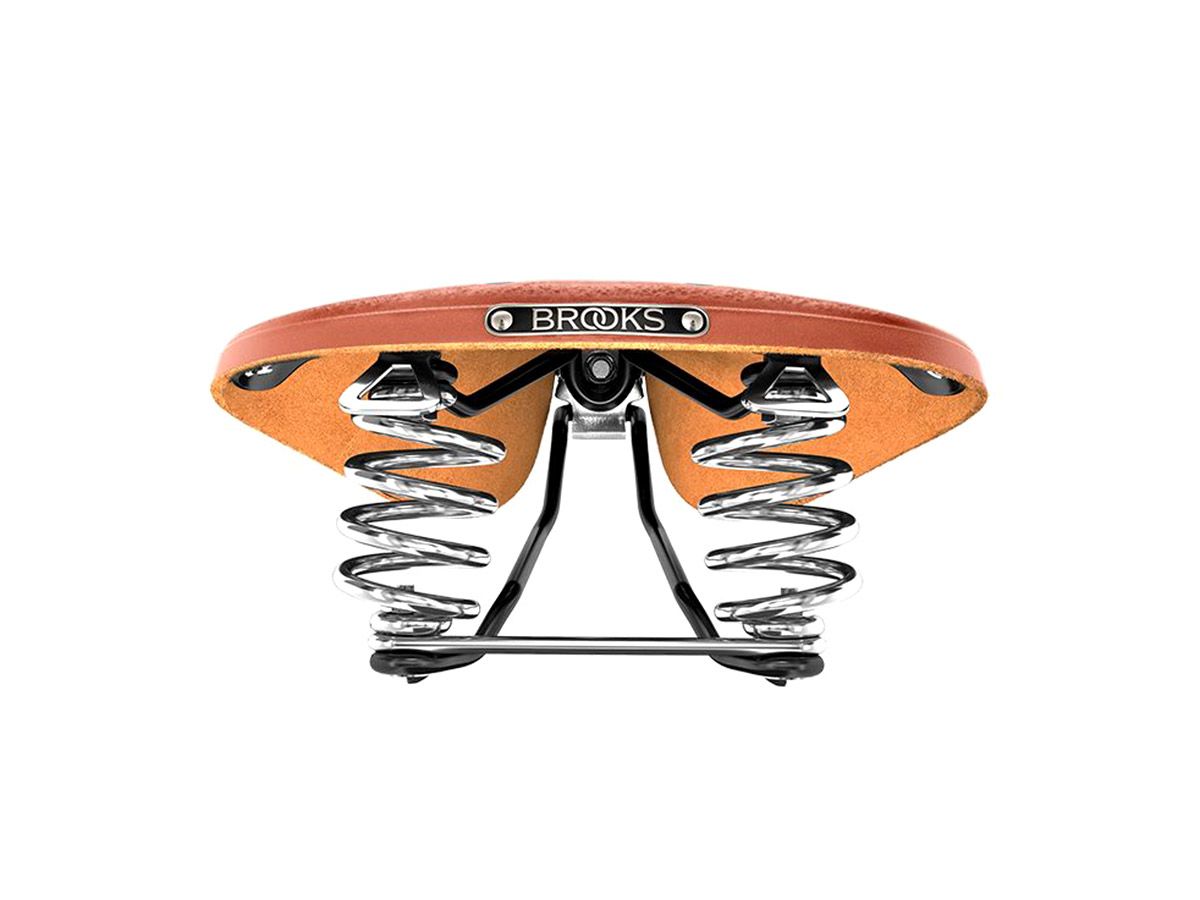 Brooks B67 Short 皮革座墊 蜂蜜色