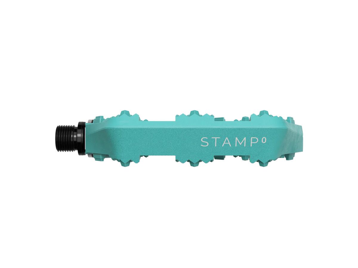 Crankbrothers STAMP 0 平板踏板 - 大 土耳其藍